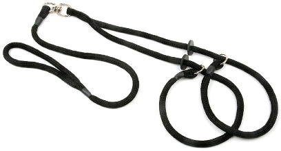 Braided Brace Slip Lead With Swivel - Control 2 dogs