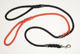 Rope Dog Clip Lead with Two Handles